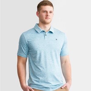 Hurley Men’s Heather Sky Blue Polo Shirt
